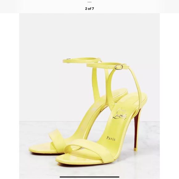 Christian Louboutin Loubigirl 85mm Nappa Leather SandalsEUR 39 - Picture 2 of 5